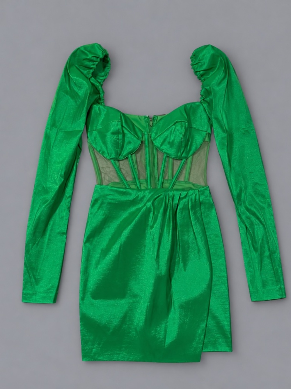 NBD Emerald Green Corset Mini Dress Size XS